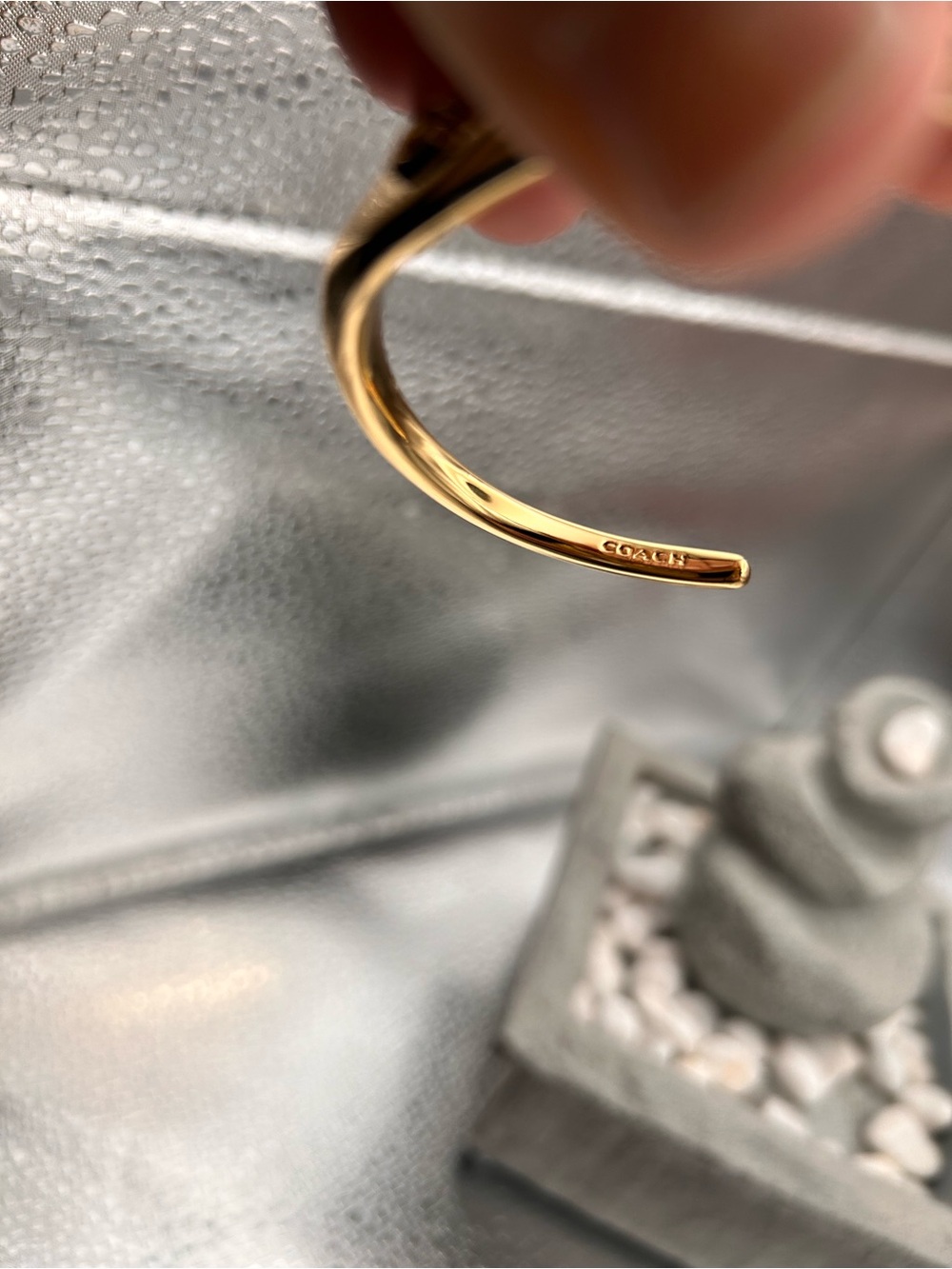 Coach Signet Signature Cuff Bracelet - Picture 6 of 6